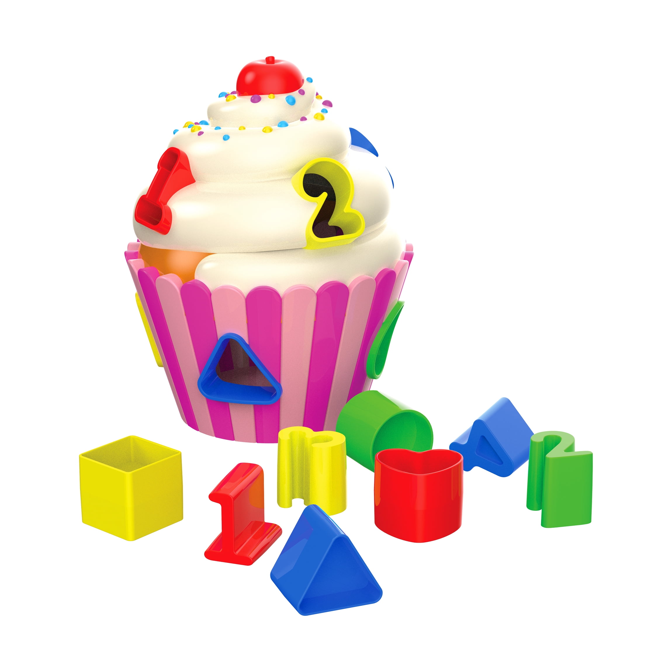The Learning Journey – Early Learning – Cupcake Shape Sorter – Baby and Toddler Games & Gifts for Boys & Girls Ages 12 Months and Up – Award Winning Game