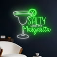 thumbnail image 2 of Handmadetneonsign Salty Like My Margarita Neon Sign, Margaritas LED Light, Margarita Neon Light, 2 of 5