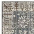 thumbnail image 5 of SAFAVIEH Valencia Euanthe Floral Bordered Polyester Runner Rug, Dark Grey/Light Grey, 2'3" x 8', 5 of 7