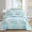 Blue, variant on Kebury Ocean Beach Theme Quilts Bedding Set Queen Size Lightweight Patchwork Coastal Bedding Letter Printed Coverlets Conch Seashell Starfish Seaweed Bedspreads (1 Quilt, 2 Pillow Shams)