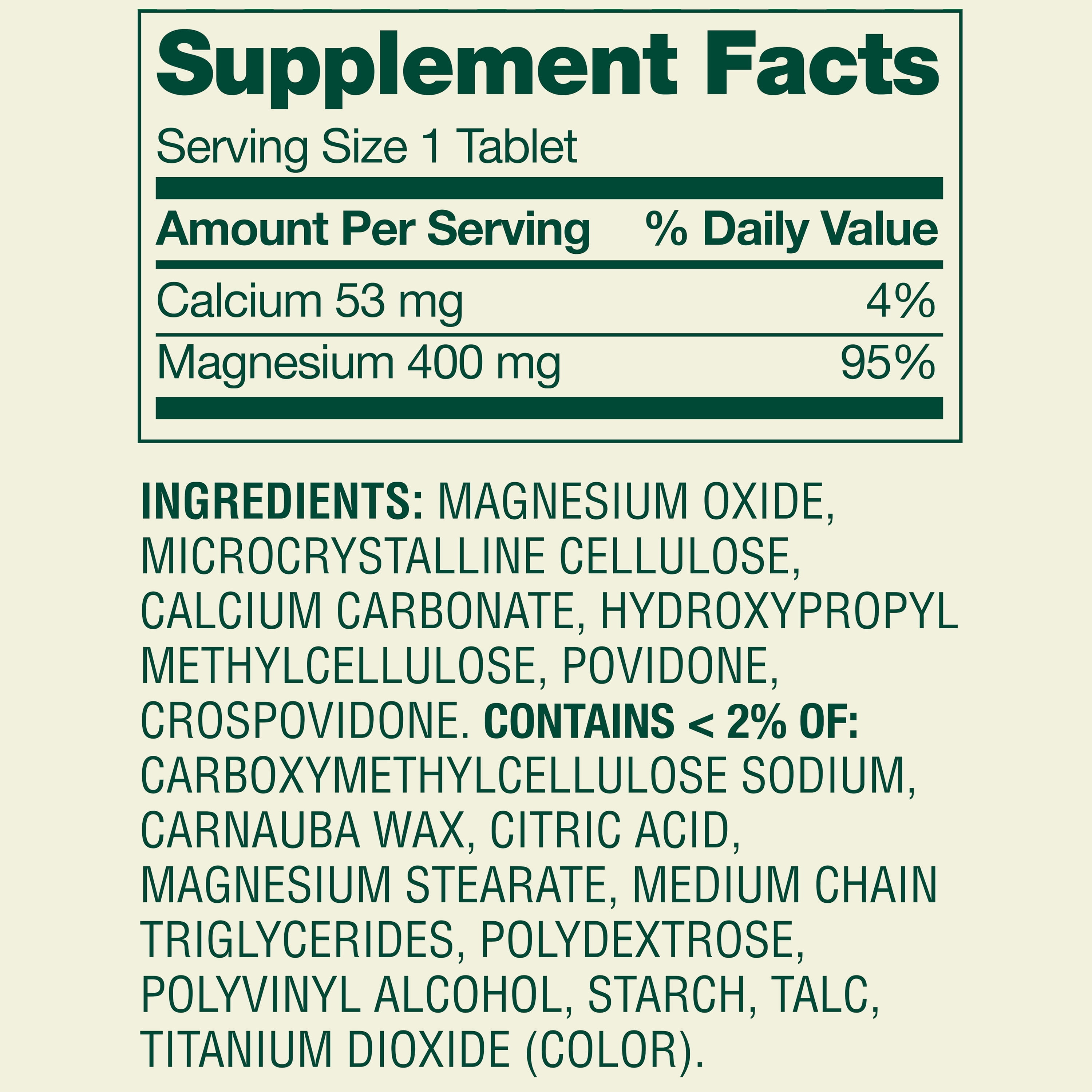 Spring Valley Magnesium Dietary Supplement Tablets for Bone and Muscle Health, 400 mg, 250 Count