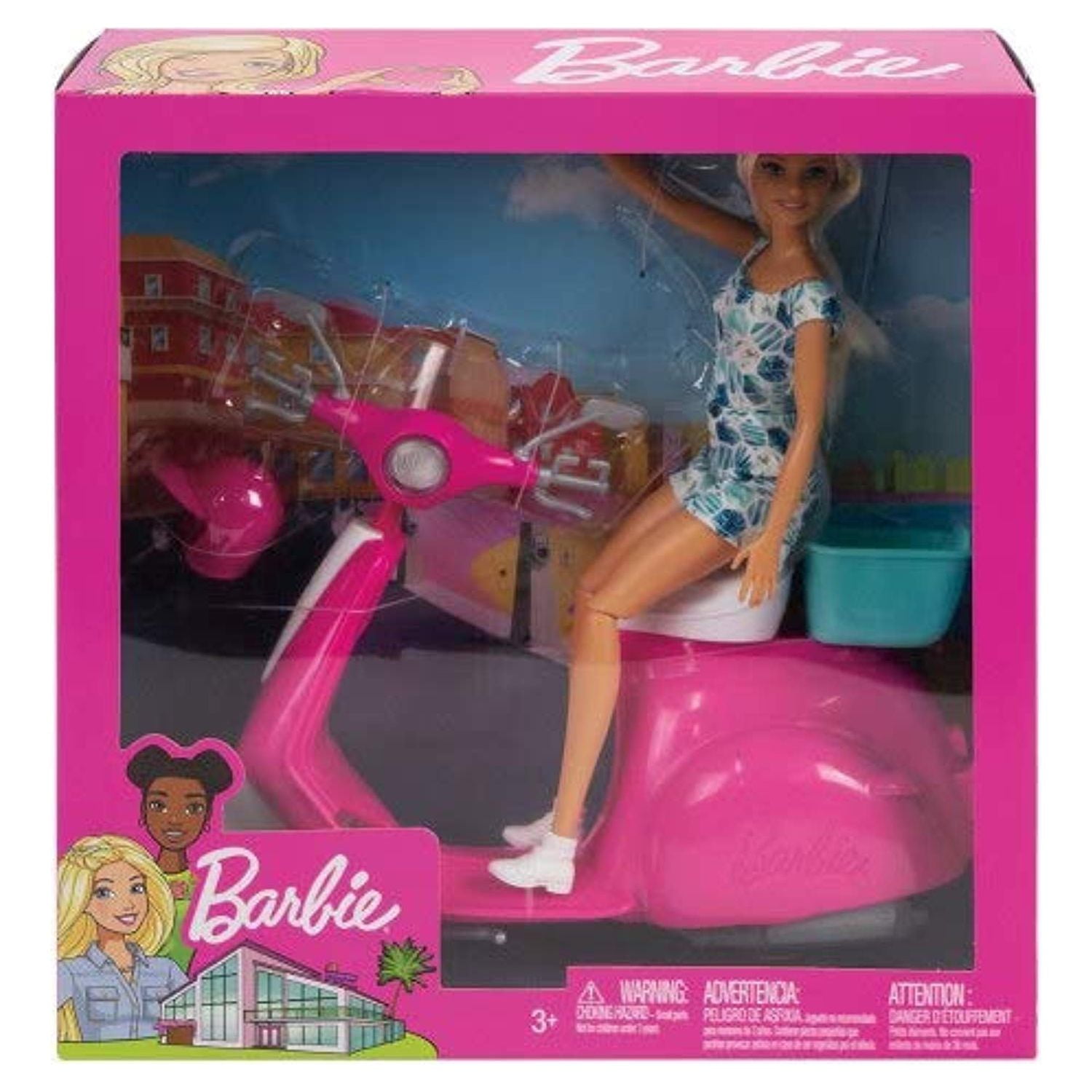 Barbie with scooter new arrivals