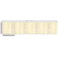 thumbnail image 3 of Ambesonne Golden Fabric by the Yard Upholstery, Spiral Pattern Oval Rings, 3 Yards, Pale Coffee White, 3 of 5