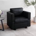 thumbnail image 5 of Naomi Home Sarah Contemporary DIY Sofa Collection-Color:Black,Fabric:Air Leather,Style:Accent Chair, 5 of 8