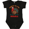 thumbnail image 3 of Inktastic Gobble Wobble Turkey Boys or Girls Baby Bodysuit, 3 of 5