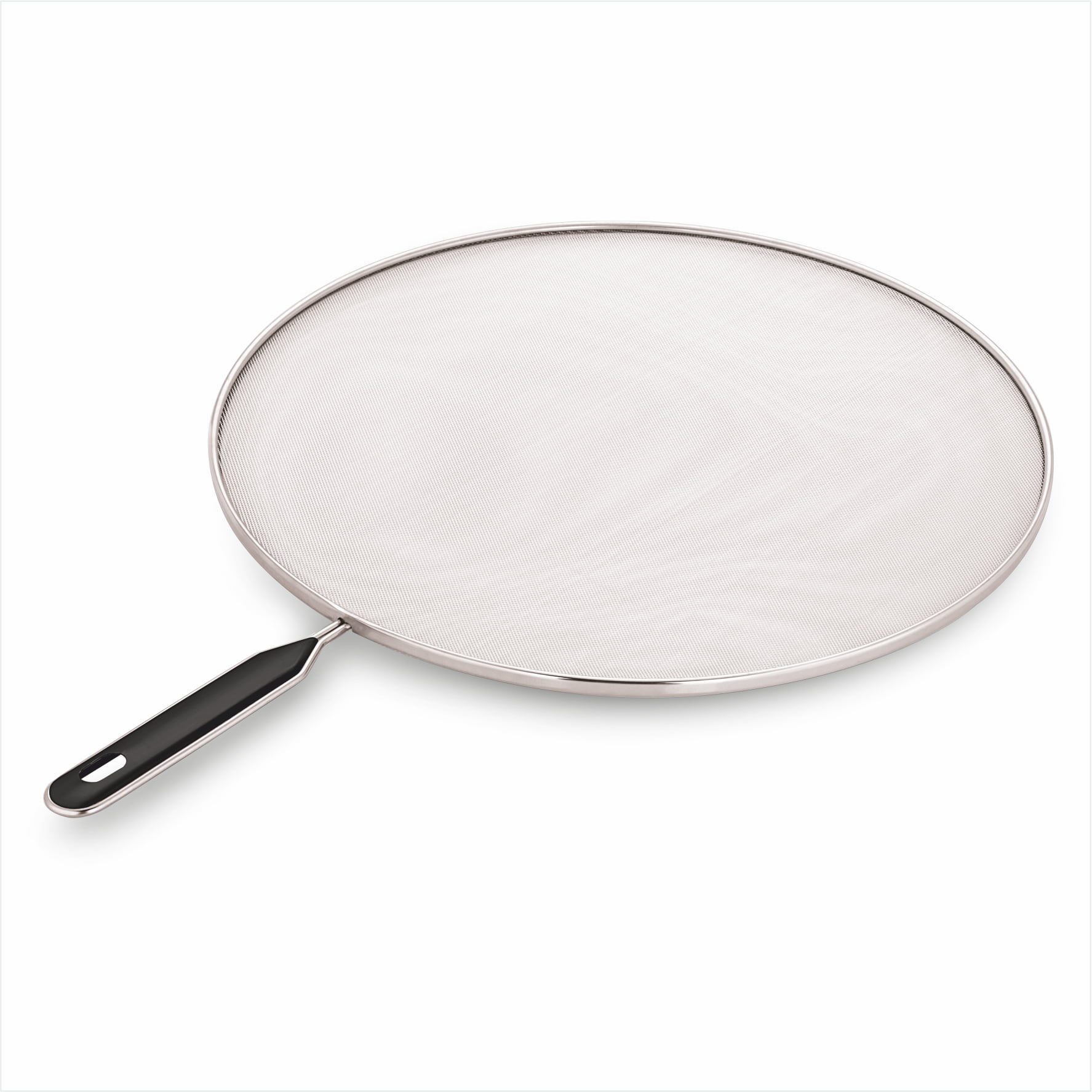 Mainstays 2-Piece Fine Aluminum Mesh Splatter Screen Set, 11" & 13", Silver
