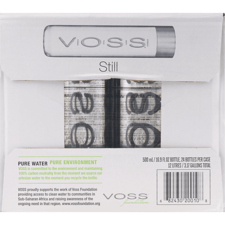 VOSS Still Spring Water, 16.9 fl oz Bottles, 24 Pack photo 8