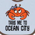 thumbnail image 4 of Inktastic Ocean City Maryland Cute Crab Boys or Girls Baby Bib, 4 of 4