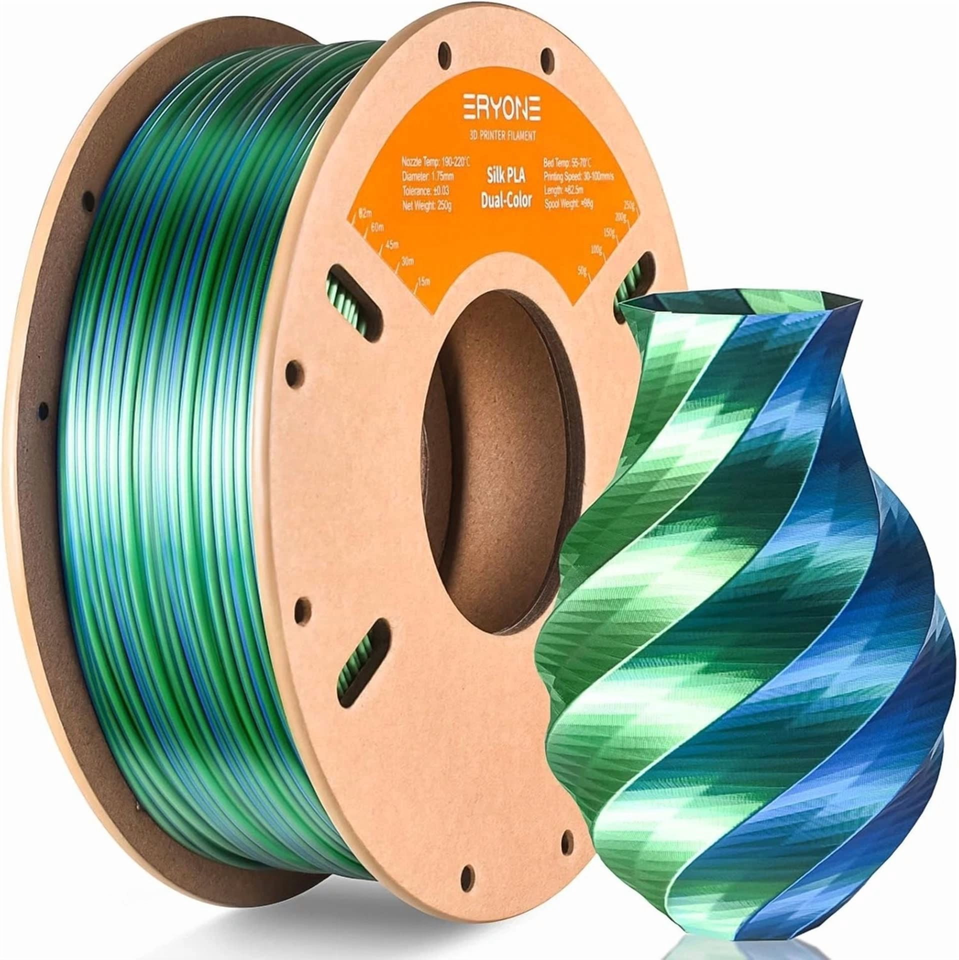 CRESTIN- Eco-Friendly Dual Color Pla Filament 1.75Mm - Vibrant Silk Finish For Creators