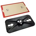 thumbnail image 2 of ZipWall Head, Non-Skid Plate, TPH1,Black, Red, 2 of 3