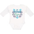thumbnail image 3 of Inktastic My Meemaw Loves Me with Flowers and Hearts Boys or Girls Long Sleeve Baby Bodysuit, 3 of 5