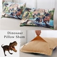 thumbnail image 4 of Dinosaur Comforter Set Queen Kids Bedding Set Lightweight Easy Care Bed Linen Set, 4 of 7