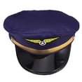 thumbnail image 1 of Gorra de piloto de aerolínea, sombrero de disfraz, sombrero de piloto de uniforme ajustable para adultos para Halloween, cosplay, mascaradas y actuaciones, sombrero de fiesta con temática de aerolín, 1 of 4