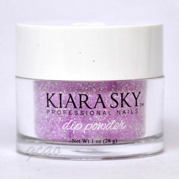 Kiara Sky Nail Dip Dipping Powder 1oz Purple Spark D430