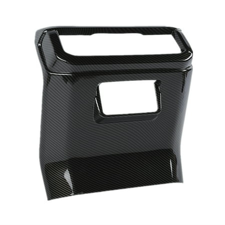 

Rear Air Conditioner Vent Anti- Panel Cover for 2021 2022 Accessories ABS Carbon Fiber