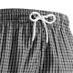 thumbnail image 4 of Ceisia Summer Men's Casual Checkered 5 Inch Beach Shorts Quick Dry Drawstring Waist Swim Trunks with Pockets Black M Gifts, 4 of 5