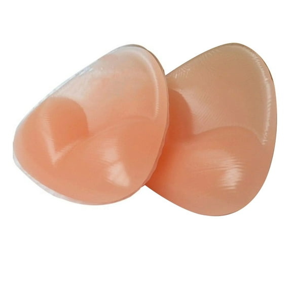 VANIDO Bra and Bikini Gel Inserts for Summer Waterproof Silicone Triangle Push-Up Breast Pads Swimsuit and Bra Inserts Enhancement Falsies Bikini Pads