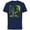 Navy, variant on Disney and Pixar’s Lightyear Space Ranger Blueprint - Short Sleeve Cotton T-Shirt for Adults - Customized-Black