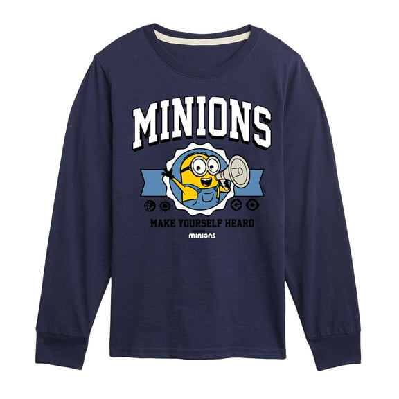 Despicable Me Minions - Make Yourself Heard - Toddler & Youth Long Sleeve Graphic T-Shirt