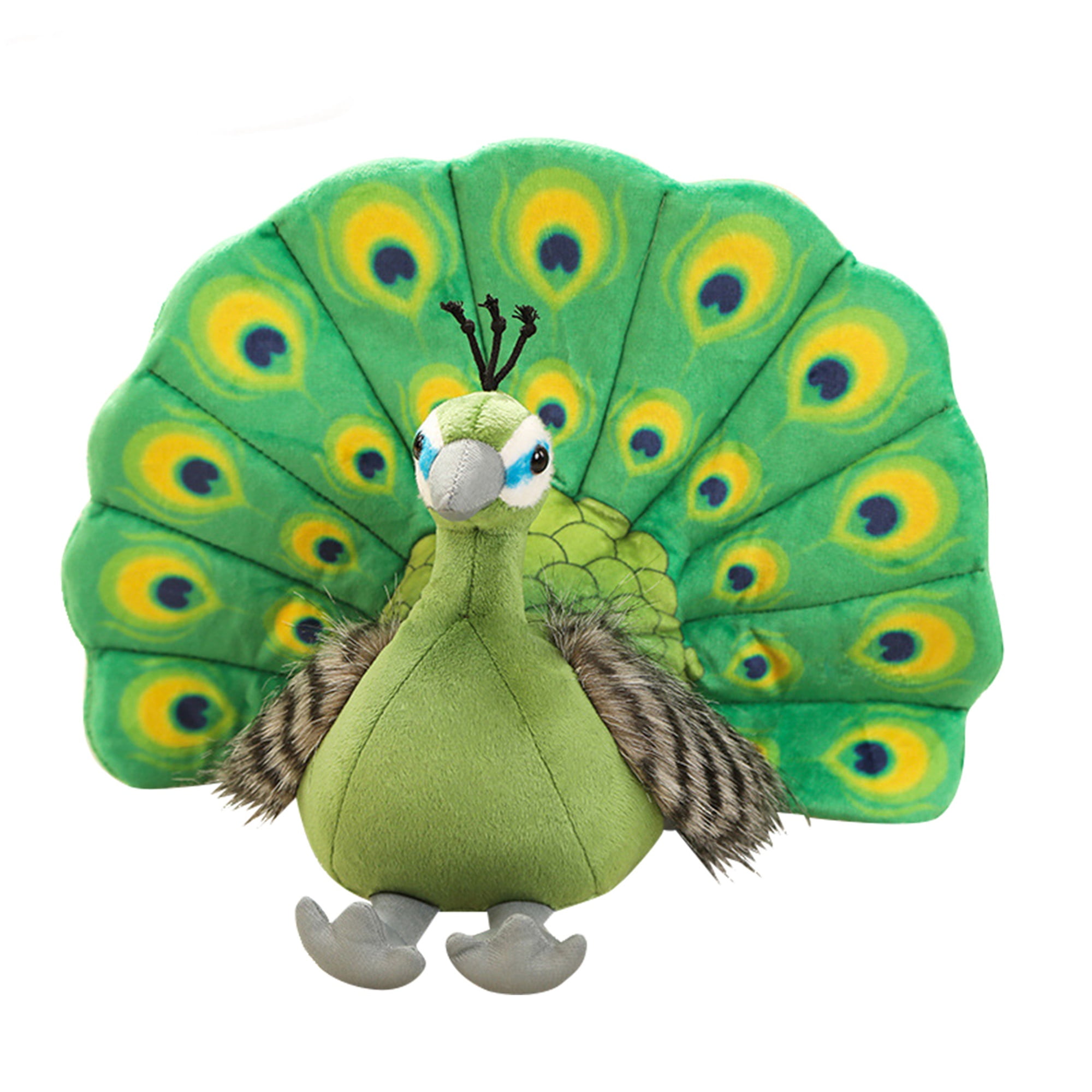 Simulation Plastic Animal Figures Model Peacock Toy Doll for Friends Gifts 