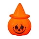 thumbnail image 2 of Farol de calabaza de Halloween | Luz nocturna LED luminosa | Decoración de caras demoníacas de horror | Atmosferas Espeluznantes | Plástico naranja esmerilado | Mesa portátil | 9,7x7,4x7cm | 1 Pack, 2 of 6