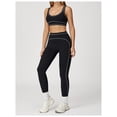 thumbnail image 6 of PISONIC Womens Workout Set Two Piece U Back Color Block Sports Bra Matching High Waist Leggings Gym Work Pilates Outfits, 6 of 6