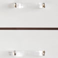 thumbnail image 3 of Benjara Ruo 25"" Modern NightStand-2 Drawers-Chrome Plinth Base-White Wood, 3 of 6