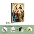 thumbnail image 5 of Virgin Mary & Sacred Heart Canvas Art Poster Wrapped Wooden Frame Wall Decor,,Canvas Wall Art for Living Room,Bedroom,Office,Ready to Hang, 5 of 5