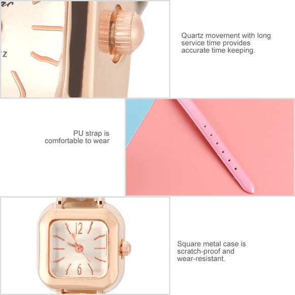 Reloj, reloj de pulsera de cuarzo femenino de moda, reloj de pulsera analógico, innovación moderna