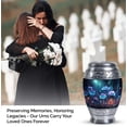 thumbnail image 4 of Flower In Forest Mini Urns, Keepsake Urns For Human Ashes, Funeral Urns For Adult Ashes Men, Memorial Keepsakes For Ashes, Small Urn For Ashes Adult Male 3inch, 1pcs, Cremation Urn For Ashes For Women, 4 of 5
