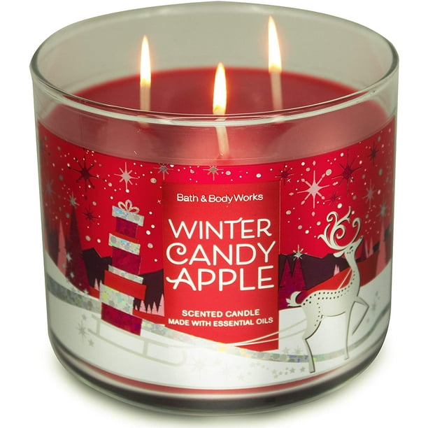White Barn Bath and Body Works, 3Wick Candle w/Essential Oils 14.5 oz 2020 Holidays Scents