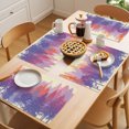 thumbnail image 5 of Watercolor Forest Silhouette Placemats Set of 4 Retro Abstract Forest Trees Cream Place Mats Indoor Wipeable Table Mats Washable Dining Table Placemats for Kitchen Holiday Party Home Decor 13x19 Inch, 5 of 9