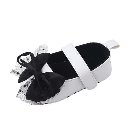 

Binmer Toddler Shoes Baby Girls Cute Fashion Bow Non-Slip Soft Bottom Shoes