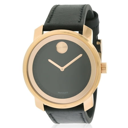 Movado Bold Leather Mens Watch 3600376