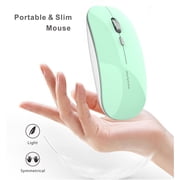 Uiosmuph Wireless Mouse Silent Rechargeable Computer Mouse with USB Nano Receiver