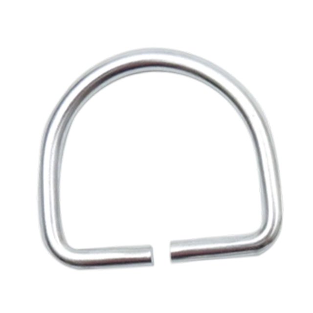 Hebilla metálica en forma de D para manualidades, accesorios multiusos y herrajes para equipaje. M