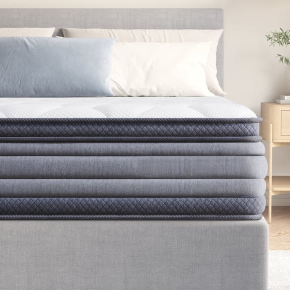 Queen Mattress, Lecuneey 12" Hybrid Memory Foam & Individually Pocketed Innerspring Mattress,CertiPUR-US, Mattress in a Box