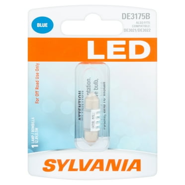 Sylvania DE3175B Blue LED Lamp, 1 Pack