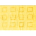 thumbnail image 1 of Ahgly Company Machine Washable Indoor Rectangle Solid Yellow Modern Area Rugs, 2' x 3', 1 of 4