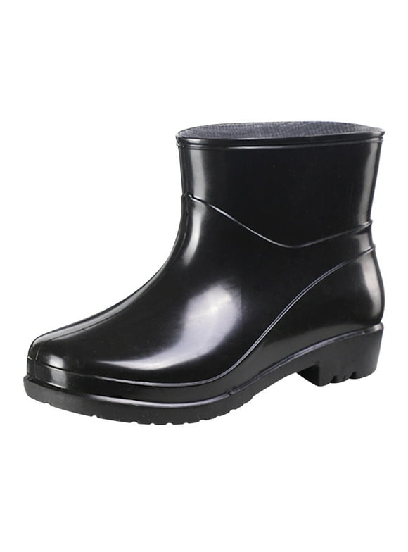 Ladies Knee Rain Boots