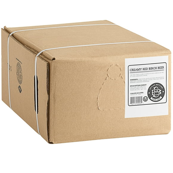 Boylan Bottling Co. 5 Gallon Bag in Box Creamy Red Birch Beer Beverage / Soda Syrup