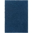 thumbnail image 2 of Well Woven Madison Shag Solid Area Rugs, Indigo, 2 of 7