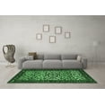 thumbnail image 3 of Ahgly Company Indoor Rectangle Persian Emerald Green Traditional Area Rugs, 6' x 9', 3 of 4