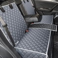 thumbnail image 1 of ANOSOSPECIAL Funda para asiento de coche para perros para asiento trasero para niños Protector de asiento de coche ISOFIX para perros Antideslizante Resistente al agua Durable Ajuste universal Funda p, 1 of 5