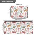 thumbnail image 3 of 2-Piece Kitchen Mat Set Non Slip Washable Floor Mats Decorative Rugs for Kitchen Sink Laundry Happy Turtles and Jellyfish Pattern, 3 of 7