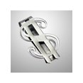thumbnail image 1 of 2pcs Billfold Durable Dollar Sign Shape Stainless Steel Banknote Clips Money Clips Credit Card Holder for Boy Lady Men, 1 of 6
