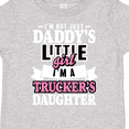 thumbnail image 4 of Inktastic Im Not Just Daddys Little Im a Truckers Daughter Girls Toddler T-Shirt, 4 of 5