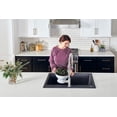 thumbnail image 3 of Ruvati USA RVG1027WH 27 x 20 in. Drop-in Topmount Granite Composite Single Bowl Kitchen Sink, Arctic White, 3 of 7