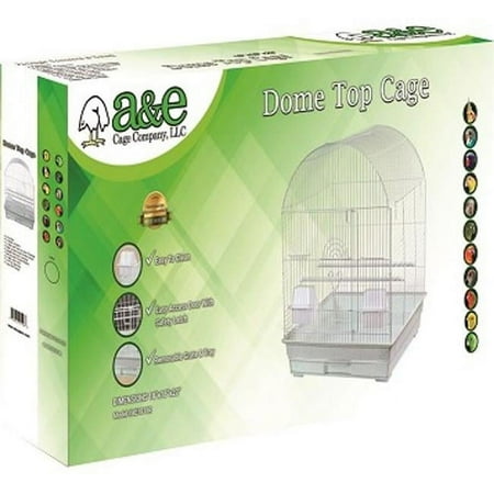 UPC: 0644472011968 | AE Cage Company Dome Top Bird Cage 18 x18 x22  White