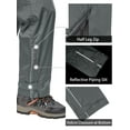 thumbnail image 5 of 33,000ft Men's Rain Pants, Waterproof Rain Over Pants, Windproof Outdoor Pants for Hiking, Fishing, 5 of 9